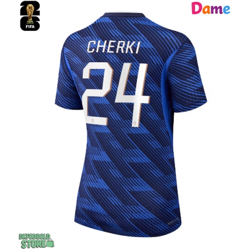 Frankrig Rayan Cherki #24 Replika Hjemmebanetrøje Dame VM 2026 Kortærmet